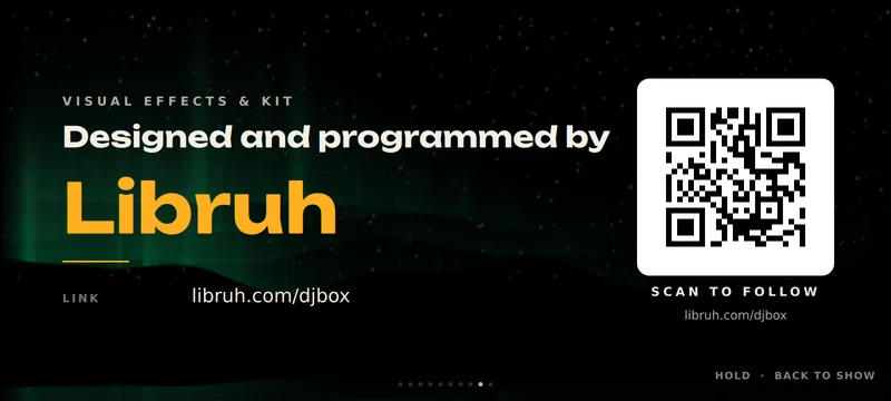 End credits, CREATOR: Visual effects and kit, designed and programmed by Libruh.