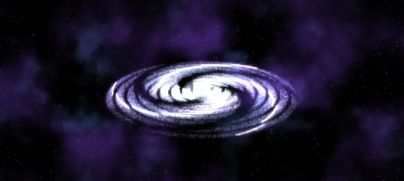 GALAXY: The spiral galaxy before the drop.